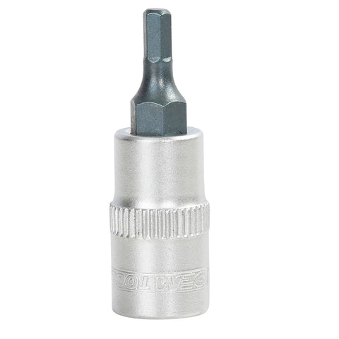 One Eighth Inch Hex Bit Socket For One Quarter Inch Drive SAE great for motorcycle bike and automotive maintenance DIY ready rugged S2