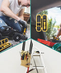 Hard Travel Case For DEWALT FlexDrive Cordless Screwdriver DWHT66719 With Pro Grade Tough Build Secure Fit Sturdy Handle Black Case And Yellow Zipper For Easy Grab And Go Storage