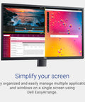 Front view of 27 Inch FHD IPS Monitor With 75Hz Refresh Rate And 3H Hardness Anti Glare Screen, ComfortView Low Blue Light, Slim Bezel Budget Friendly Desk Companion For Work And Gaming, 1920X1080 Resolution, 16.7 Million Colors, Black displaying multiple applications