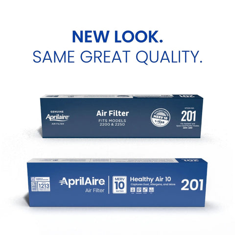 Replace Furnace Filter For Space-Gard 2200 And 2250, MERV 10, 20x25x6, shows AprilAire 201 packaging, made in USA.
