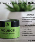 Nasal Moisturizer Gel With Eucalyptus Breathe Easy Pack Of 4 For 12 Hour Nasal Dryness Relief, Water Based Nose Gel, jar on table