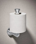 Vertical Toilet Paper Holder Wall Mount In Polished Chrome Built To Last Durable Metal For Moisture And Everyday Use No Fuss Replacing