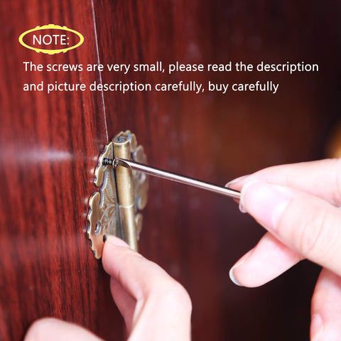 Using 2mm Phillips flat head self tapping tiny screw from 1600Pcs set in electronics cabinet hinge installation, woodworking use.