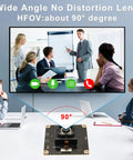 Office presentation using 4K USB Camera Module With IBIS Stabilization Anti Shake 11MP Autofocus Lens For Crystal Clear Machine Vision And Industrial Robot Vision 90 Degree No Distortion Lens Plug And Play