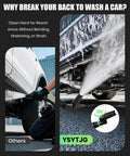 Kick Out Stubborn Grime With This Slick Cordless Pressure Washer Featuring A 3.4 Gallon Foldable Tank And 23 Foot Hose For Sweet Patio Bike And Car Cleaning Routines, cleaning hard-to-reach car areas.