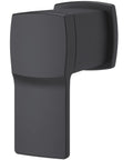 Shower Diverter Handle Trim Kit Matte Black Finish No Wobble Square Profile With Modern Clean Lines ADA Compliant For Easy Bathroom Renovation SecurePfit Fixed Hub Technology Durable Construction