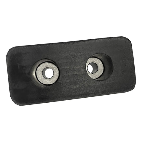 Heavy Duty Rubber Dock Bumper 2 Pack 6 By 3.25 By 3 Inch Molded Rectangle Buffer For Semi Trucks And Cargo Trailers Built Solid As A Rock With Reinforced Bolts For Real World Protection