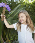 Child holding Blocky Role Play Gear Pack For Young Gamers Child Sized Diamond Sword Or Enchanted Pickaxe Pixelated Collectibles