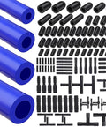 Dope Multi Size Silicone Vacuum Tubing Kit 5FT With 115 Nylon Connectors And 63 Blue Rubber Caps 12 Size Set in various components