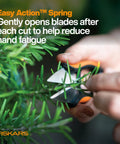 Herb Garden Snips With Sheath And Soft Grip Handle For Easy Kitchen Harvests Five Inch Stainless Steel Garden Scissors cutting rosemary