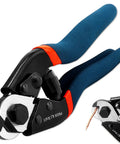 Tough As Nails Seven Point Five Inch Wire Cutter And Heavy Duty Snips For Smooth Slicing Steel Wire Rope Chicken Wire And Electrical Crafting With High Carbon Blades That Hit Different Every Time, featuring ergonomic grips and sharp blades.