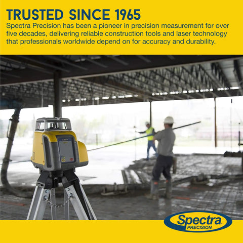 Self Leveling Rotary Laser Kit LL300N-2 With Tripod And HL450 Receiver, GR152 Pro Case, Grade Rod, Rugged IP66 Jobsite Performance, System Case Included, Alkaline Batteries, Pro Grade Construction