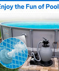 Easy To Install Pool Plunger Valve With 12355 Inlet Air Nozzle Kit For Above Ground Pools And Pool Pumps in use