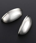 Two brushed nickel cup pulls from 10 Pack 3 Inch Drawer Pulls Brushed Nickel Cup Pulls For Cabinets And Kitchen Hardware Upgrade Your Cabinets With Durable Handles For Drawers Wardrobes Easy Install Center To Center 3 Inch Replacement Knobs
