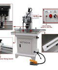 Hinge Boring Drill Press For Woodworking Heavy Duty Electric Pneumatic Hole Puncher 0 To 2 Inch Drilling Depth shown with features