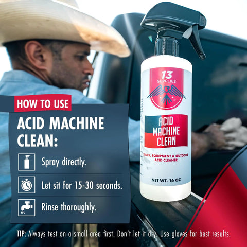 How to use Heavy Duty Wheel Cleaner And Water Spot Remover For Cars 16 Oz Pro Grade Powerful Mineral Deposit Dissolver For Streak Free Windows And Glass Safe On Wheels And Surfaces Ideal For Professional Detailing on truck surfaces