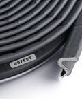 40ft black V-shaped foam Weather Stripping Door Seal For Exterior Windows And Garage Doors V Shaped Foam Kerf Weatherstrip Gap Blocker