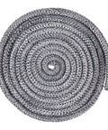 BSTFLEX graphite-impregnated fiberglass rope gasket, 1in x 72in, coiled front view for wood stoves