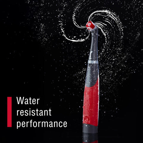 Cordless Power Scrubber With Multi Purpose Head, Water Resistant Scrub Brush showing water resistance and operation angle