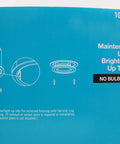 4 Inch White Led Recessed Light Trim 4 Pack 5000K Daylight Can Bulb Upgrade Dimmable installation instructions on box.