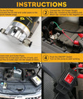 Installation instructions for Electric Oil Extractor Pump 12V 24V High Power 100W Copper Motor with long 59 inch hose