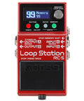RC-5 Loop Station: Compact Pedal for Next-Level Looping, 32-Bit AD-DA and Floating-Point Processing, front view with buttons and display