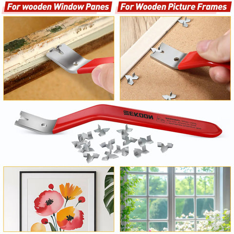Pro Grade Glazier Point Driver Kit Ships With One Hundred Sturdy Push Pins For Lightning Fast Picture Framing And Zero Drama Glass Mounting Industrial Strength Steel Ensures You Nail Every Project