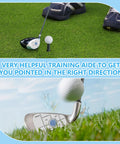 Golf Impact Tape Set 300 Pcs With Instant Blue Mark Feedback on club face showing swing impact for training