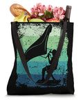 Retro Wing Foil Wingsurfing Tote Bag For Wingboarding Fans Vintage Style Wing Foil Gear Carrier 16x16 Inch Tote Durable Carryall