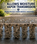 All Natural Stone Color Enhancer Sealer For Pavers And Surfaces 1 Gallon allowing moisture vapor transmission on stone surface