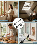 Heavy Duty 6 Inch Hook And Eye Locks 2 Pack Rock Solid Stainless Steel Barn Door Latch Rust Proof Black Cabinet Hardware in use.