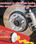 Silicone Brake Grease For Caliper Guide Pins High Temperature Waterproof Lubricant Safe For Rubber O Rings 1 Ounce tube and brake setup