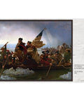 10 Poster Set Of American War Paintings For Social Studies Classrooms And K-12 Teachers, 12 X 18 Inch History Posters, learning of Washington crossing Delaware scene