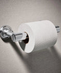 Purist Toilet Paper Holder In Polished Chrome, Pivoting For Quick Roll Changes, Premium Metal Build That Stands Up And Resists Tarnish