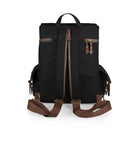 Top Shelf Star Wars Empire Insulated Wine Tote Holds Three Bottles Smooth Backpack Straps black backpack front view
