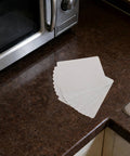 Mica Insulation Sheet 10 Pack For Microwave And Oven Repair Heat Resistant Fireproof Dielectric Board on kitchen counter