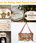 Pack Of 12 Unfinished Rectangular Wood Plaques Measuring 8.8 By 5.7 Inches With Free Burlap Twine For Diy Craft Painting Or Wood Burning totally blank slates for crafting signs.