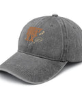 Quick Dry Lightweight Grey Cap With Adjustable Buckle For Men And Women Dope Running Hat For Hiking And Cycling Side Angle