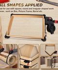 23 Ft Variable Angle Band Clamp For Woodworking securing picture frame, barrels, and odd shaped pieces with vario clip corners.