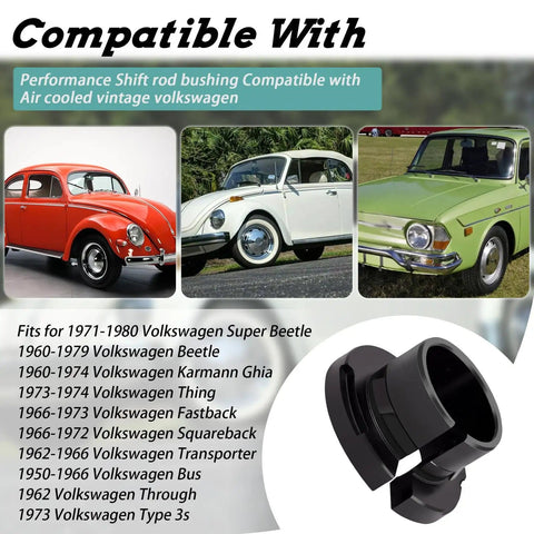 Air Cooled Vintage Volkswagen Shift Rod Bushing Upgrade for Classic Beetle, Karmann Ghia, Thing, Fastback, Bus, Type 3s