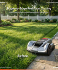 Wireless Robot Lawn Mower For Medium To Large Yards Up To 0.75 Acre with Smart App Control cutting lawn edge precisely