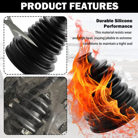 Axle Boot Repair Kit With Boot Expander Tool Clamps And Zip Ties Silicone Boots For Drive Shaft And Beefed Up Chassis Protection