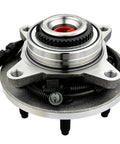 4WD Front Left Or Right Wheel Bearing And Hub Assembly Replacement Suspension Kit For Ford F150 2009 2010, 6-lug with ABS wire