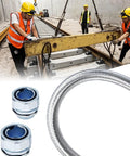 Heavy Duty Stainless Steel Flexible Conduit For Electrical Wiring Rock Solid Braided Armor Heat Resistant Cable Raceway Built Tough As Nails For Pro Contractor Setup with cable connectors