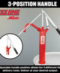 Top Shelf Heavy Duty Lever Drum Pump For Smooth Oil And Fuel Transfer with adjustable 3-position handle for versatile fluid delivery.