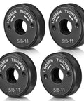 4 Pack 5/8-11 Angle Grinder Flange Nut With Quick Release Lock No Wrench Needed Tool Free Install, showing durable steel nuts