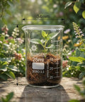Thick Wall Borosilicate Glass Beaker Set Of Six With No Spill Spouts 25 ML 50 ML 100 ML 250 ML 500 ML And 1000 ML Heat Resistant Laboratory Beakers For Boiling And Mixing 25ml beaker with plant