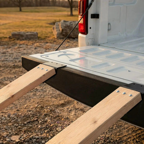 Beefed Up Heavy Duty Steel Ramp Top Kit For 2x8 Inch Boards Safely Load ATV Motorcycle And Lawn Equipment On And Off Your Vehicle