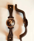 Rustic Cast Iron Western Star Concho Door Handle And Drawer Pull Set In Antique Copper 2 Pack Pre Drilled Holes hardware