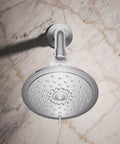 Forte Three-Function Showerhead With Full Coverage, Pulsating Massage, Silk Spray, 1.75 GPM High-Pressure Performance